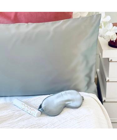 SMUG Satin Sleep Mask | Deep Dream Eye Mask for Women & Men | Soft Sleep Mask for Skin Nourishment & Dark Circle Reduction | Light Blocking Eye Mask | Grey - Buy Online on GoSupps.com