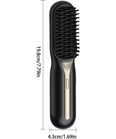 Chrox Hair Straightening Irons - Travel-Friendly Electric Styling Comb & Hot-Air Brush for Women & Girls - Compact & Easy to Use Black Straightener - Buy Online on GoSupps.com