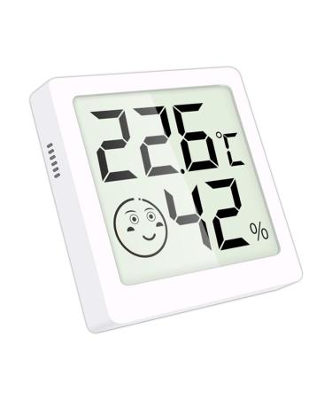 MOMOJIA Digital Thermometer & Hygrometer - Indoor Room Temperature & Humidity Monitor with Magnet - Green | International Shipping Available - Buy Online on GoSupps.com