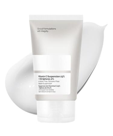 Vitamin C Suspension 30% Face Cream Face Moisturizer Skin Care Facial Lotion Potent Vitamin C Gel Cream For Face Targets Dry Skin Age Spots Wrinkles Hyperpigmentation & Sun Damaged Skin(30ml)