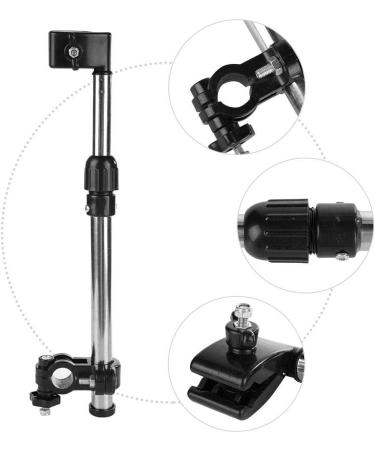 Stainless Steel Adjustable Umbrella Stand for Wheelchairs, Bicycle Trolleys & Electric Cars - Buy Online on GoSupps.com