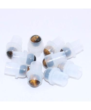 10 Natural Gemstone Roller Balls for Essential Oils - Polished Healing Crystals Compatible with 5ml & 10ml Bottles - Buy Online on GoSupps.com