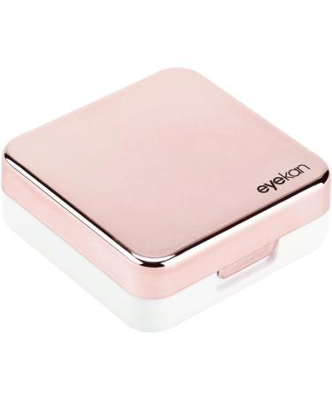 Uxsiya Mini Contact Lens Case Portable Contact Lens Container for Contact Lens and Travel Use Pink - Buy Online on GoSupps.com