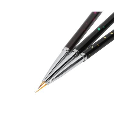 Professional Nail Art Liner Brush Set - 3 Pack for DIY Nail Dotting & Painting | Best for Home Nail Art Creation - Buy Online on GoSupps.com
