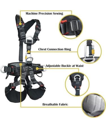 Buy SOB Full Body Climbing Belt | Safety Harness & Relief Straps for Climbing Hiking & Fall Protection - Buy Online on GoSupps.com
