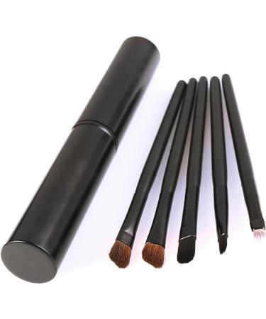 BIUDECO 5pcs Eyeshadow Brush Kit Blackriflecoffee Cosmetic Tools Eyeshadow Brush with Case - Buy Online on GoSupps.com