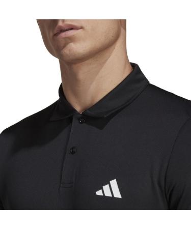 Buy adidas Male Adult Train Essentials Polo Shirt XL Black/White - Short Sleeve Training Top for Men | International Shipping Available - Buy Online on GoSupps.com