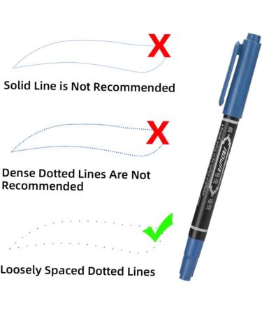 Beavorty 40 Pcs Eyebrow Marker Pen Marker Pens Beauty Marker Pen Grease Pen Portable Plastic - Buy Online on GoSupps.com