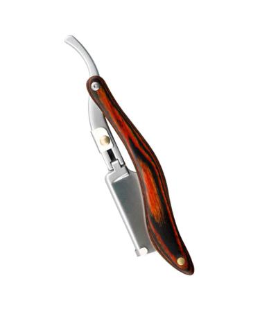 Folded razor for men hairdresser rapids together.