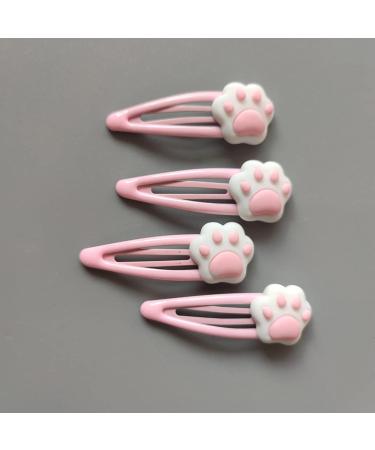 Girls Hair Clip Lovely Cartoon Cat Paw Shape Hairpin Metal Hair Clip For Unique Designed Hairpins For Teenagers B - Buy Online on GoSupps.com