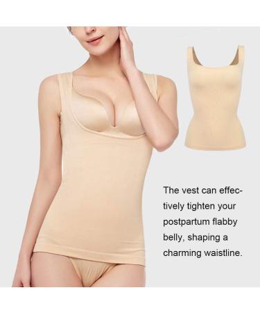 Women's Shapewear Tank Top | Belly Control Camisole Bodice | Postpartum Waist Coach Corset Vest in Skin Color L #06 - Buy Online on GoSupps.com
