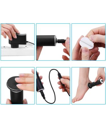 Healifty Electric Foot Callus Remover | Stylish Pedicure Tool | Matte Texture Foot File for Smooth Feet - Buy Online on GoSupps.com