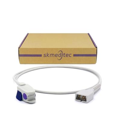 SkMeditec compatible with Nellcor Spo2 sensor 9.8 Foot for Oxismart Spo2 module reusable Childfingeclip probe with 7-pin connection Childfingeclip 9.8 Foot