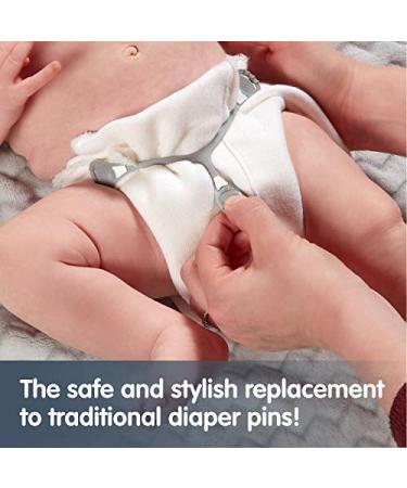 3-Pack Snappi Cloth Diaper Fasteners for Toddlers - Replaces Diaper Pins - Ideal for Cloth Prefolds and Flats - Buy Online on GoSupps.com