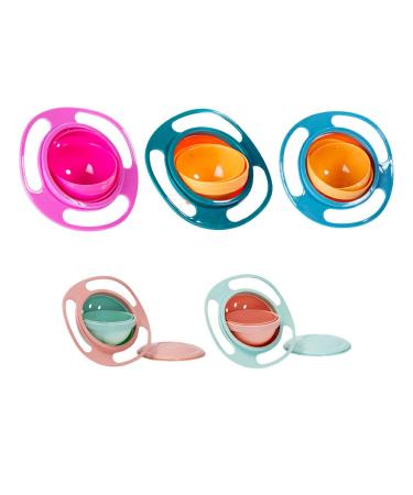 Buy Hojioesrd Universal Gyro Bowl - Innovative No-Spill & No-Tip Design for Babies | Removable Practical & Light Green - Buy Online on GoSupps.com