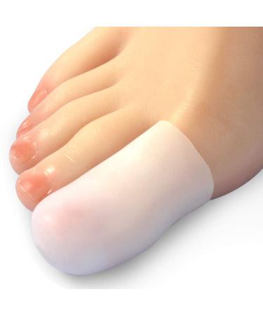Hoogoo 10 Pack Big Toe Caps and Protectors, Gel Toe Covers, Protect Toe from Rubbing, Ingrown Toenails, Corns, Blisters, Hammer Toes and Other Painful Toe Problems