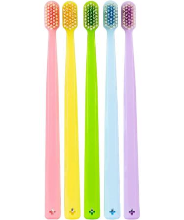Soft Toothbrush for Sensitive Teeth & Gums - Ultra Fine Bristles - 5 Pack | International Shipping Available - Buy Online on GoSupps.com