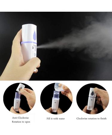 Lot de 2 mini vaporisateurs pour le visage avec miroir et r servoir d'eau 20 ml - Buy Online on GoSupps.com