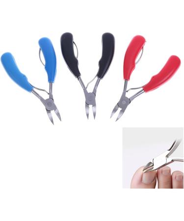 SJLS Stainless Steel Toe Nail Clippers Nail Correction Thick Nails Ingrown Toenails Nippers Cutters Dead Skin Dirt Remover Pedicure (Color : Red) - Buy Online on GoSupps.com