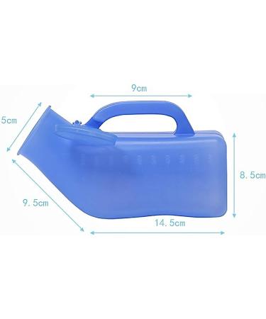 Urine Bottle for Men and Women Male Convenient Urinal Pee Bottles Home Urinal Potty Thick Firm Urine Bottle with Lid for Men 1L - Buy Online on GoSupps.com