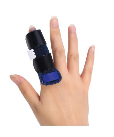 Finger Splint Pain Relief Finger Splint Adjustable Finger Corrector Straightener Support for Straightening Mallet Finger Repairing Rupture of Extensor Tendon Sprain Dislocation of