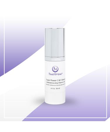 Professional Grade Super C & E Serum for Glowing Skin Stabilized, Non-Stinging Vitamin C Formula Vegan, Cruelty-Free, Anti-Dullness Face Serum 1 oz 1 Ounce (Pack of 1)