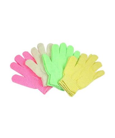 FOMIYES Pair Body Shower Gloves Exfoliating Gloves Bath Gloves Double Sided