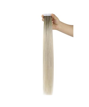 Youngsee Virgin Tape Extensions | Real Hair Balayage 45cm | Invisible Light Brown Ombre Blond | 5pcs 12.5g #9a/10/800 - Buy Online on GoSupps.com