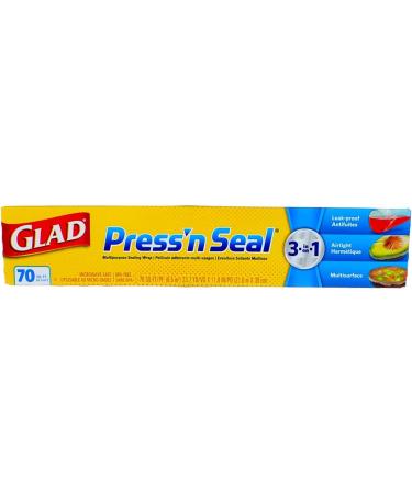 Glad Press'n Seal Plastic Food Wrap 100 sq ft - Secure Seal for Freshness - Buy Online on GoSupps.com