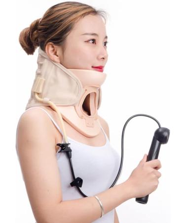Inflatable Cervical Neck Traction Device Heating Neck Stretcher Correction Repair Physiotherapy Spine Massager for Home Traction Spine Alignment Large - Buy Online on GoSupps.com