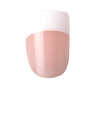Kiss Salon Acrylic French 28 Nails (KSA06) - Professional Quality French Manicure Nails - Buy Online on GoSupps.com