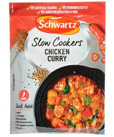 Schwartz Package Sauce Range Slow Cooker Chicken Curry 3 x 33g