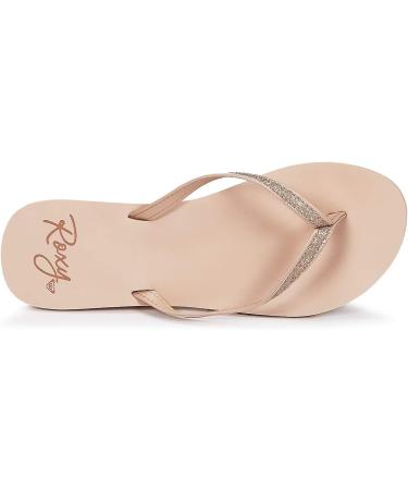 Buy Roxy Women's Napili Flip Flops - Stylish Beige 38 EU | International Shipping Available - Buy Online on GoSupps.com