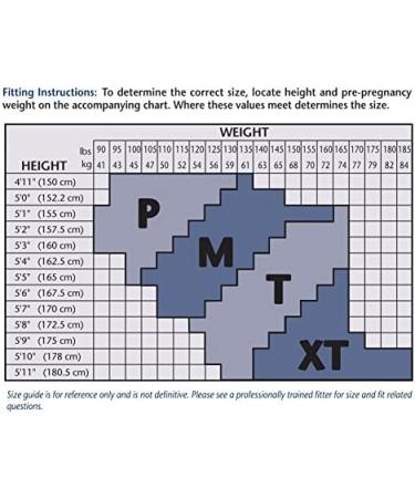 Truform Maternity Compression Pantyhose 20-30 mmHg - Tummy Support - Black X-Tall - Buy Online on GoSupps.com