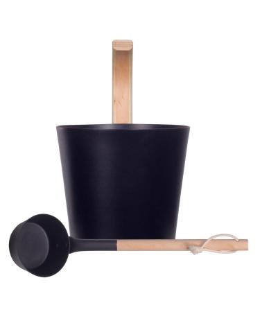 Shakven Sauna Bucket - 7L Indoor Sauna Water Barrel Aluminum Container Dry Sauna Accessories for Home Spa Center Bathroom Bathtub Hotel