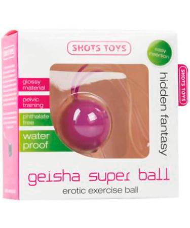 Shots Toys Geisha Super Ball - Pink | 1 Piece | International Shipping Available - Buy Online on GoSupps.com