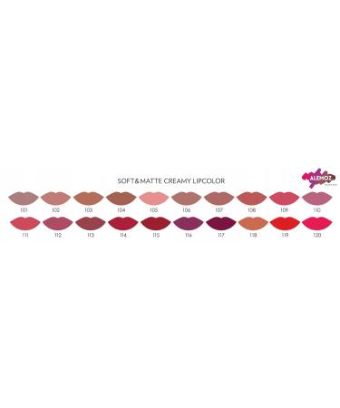 Golden Rose Soft & Matte Creamy Lipcolor Lipstick No. 110 - Buy High-Quality Long-Lasting Lipstick Internationally | Perfect Matte Finish - Buy Online on GoSupps.com