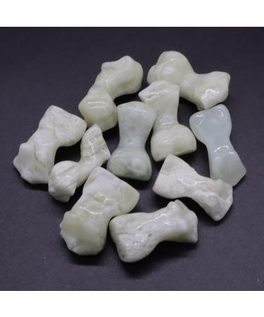 1.2" Natural Crystals Women Modern Statue Naked Art Sex Lady Body Stone Carved Gemstone Collectible Home Decoration Crystal