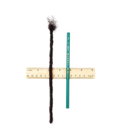Teresa Small 6 Inch 70 Strands Human Hair Dreadlock Extensions - Handmade Permanent Locs for Men, Women, Kids - 0.6cm Width - Can be Dyed and Bleached - JiaJia Hair - Buy Online on GoSupps.com
