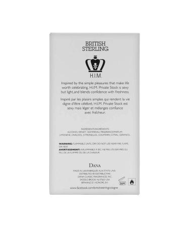 British Sterling Him Private Stock By Dana 3.8 oz Eau De Toilette Spray for Men - Buy Online on GoSupps.com