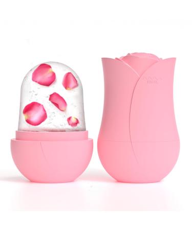 Ice Roller For Face Cryo Cube Ice Roller For Facial And Eye Skincare Tools For Relieving Facial Edema Shrinking Pores And Lifting And Firming The Skin (Pink)