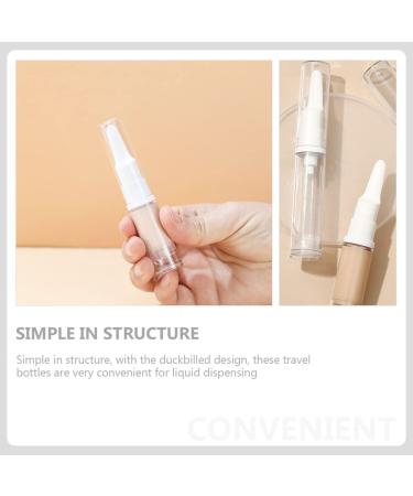 Ipetboom 24 Pcs Liquid Foundation Bottle With Cover Travel Storage Bottle 12x1.9cmx4pcs Transparentx4pcs - Buy Online on GoSupps.com