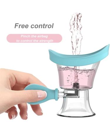 Zalati Eye Wash Cup - Blue | Eye Bath Cleaner Bottle for Eye Care | Cleaning Tool - Buy Online on GoSupps.com