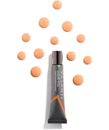 Vasanti Cosmetics Liquid VO2 Cover-Up - Under Eye Corrector for Medium to Deep Skin Tones - Buy Online on GoSupps.com