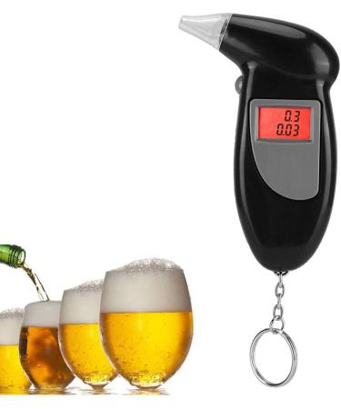 Portable Breathalyzer Alcohol Tester Breath LCD Digital Display Alcohol Tester Analyzer with Backlight - Buy Online on GoSupps.com