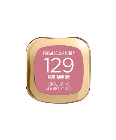 L'Oreal Paris Colour Riche Original Satin Lipstick 129 Montmarte - Long-Lasting Satin Finish - Buy Online on GoSupps.com