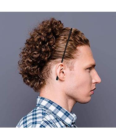 6 Pieces Men's Black Wavy Metal Hoop Hairbands - Stylish Headband Accessories for All Occasions - Buy Online on GoSupps.com
