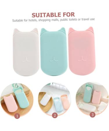 Angoily 3 Boxes Soap Flakes Hand Soap Flake Hand Washing Soap Mini Soap Mini Hand Lotion Bubble Soap Travel Soap Hand-washing Soap Slices Small Soap Slice Portable Abs Handwashing Fluid - Buy Online on GoSupps.com