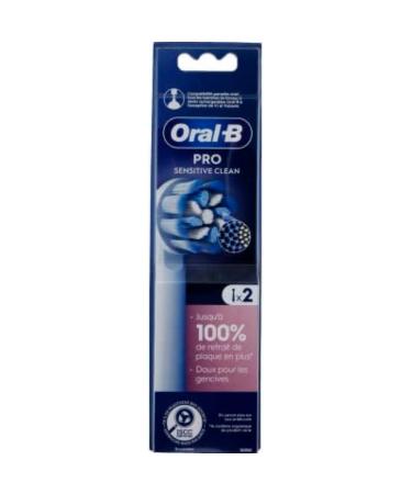 Oral B Oral-B replacement brush heads for Pro Sensitive Clean toothbrush 2 pieces