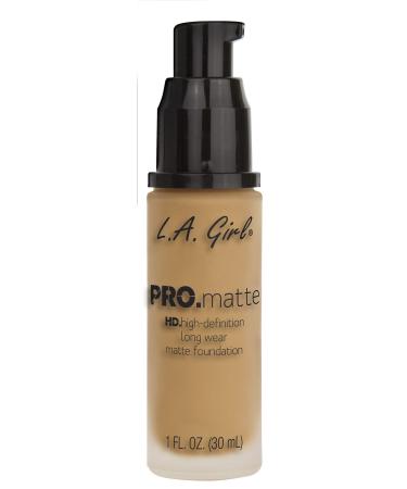 L.A. Girl Pro Matte HD Foundation - Natural 1 fl oz | Long-Lasting, Flawless Finish - Buy Online on GoSupps.com